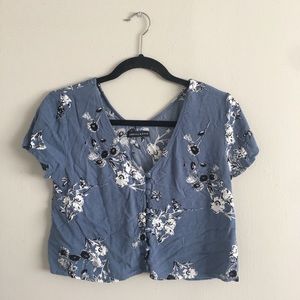 Kendall & Kylie Cropped Shirt